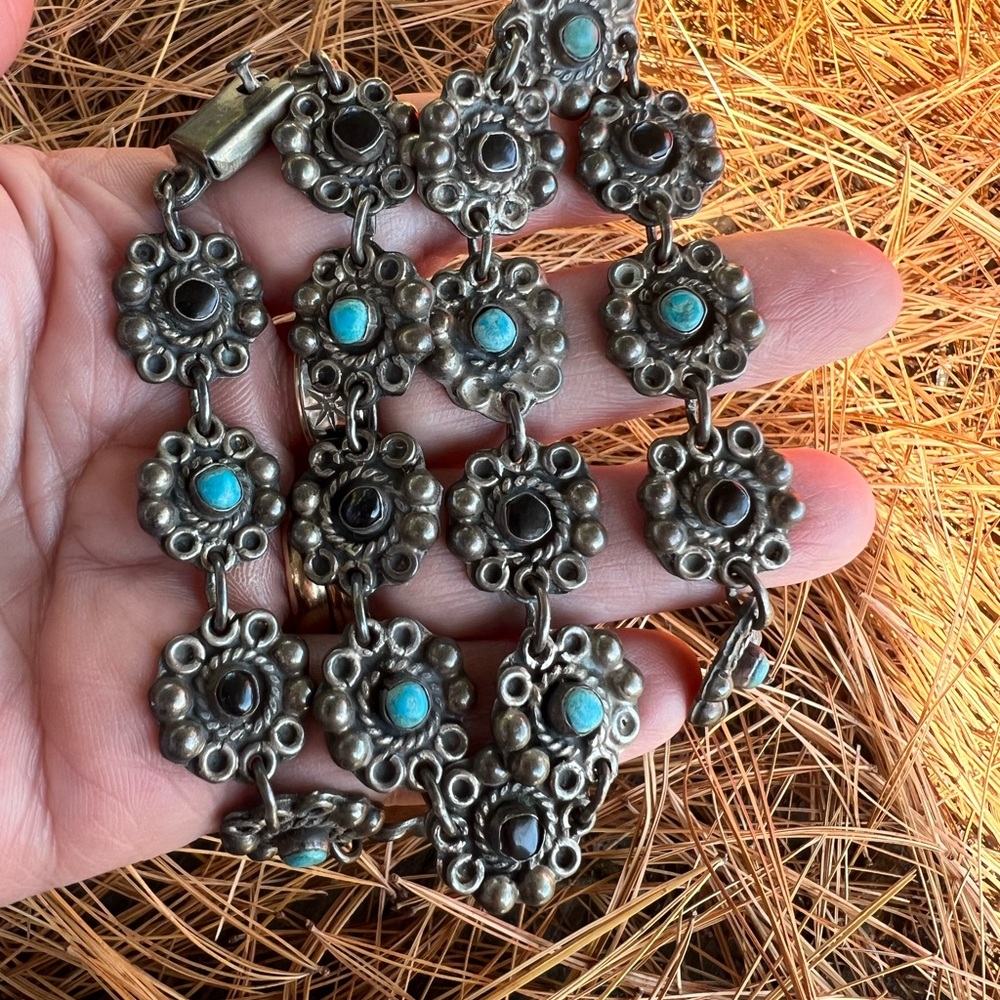Vintage sterling Mexico Necklace